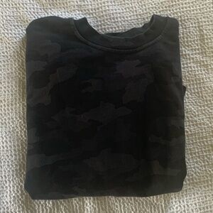 Lululemon Perfectly Oversized Crew - Black Camo